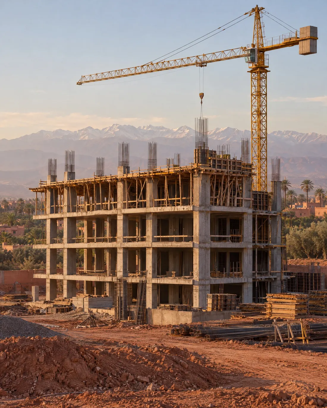 Eigene Baustelle von Marokko Investment